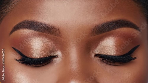 Close-Up of Woman’s Eyes Showing Sad Emotion