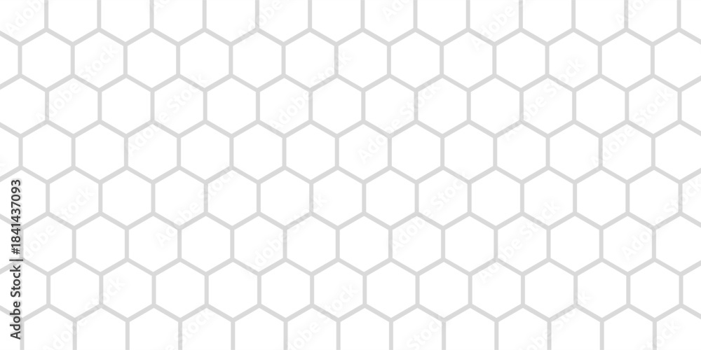 Fototapeta premium white beehive background. Honeycomb, bees hive cells pattern. Bee honey shapes. Geometric seamless texture symbol. Hexagon, hexagonal raster, mosaic cell sign or icon. Gradation.
