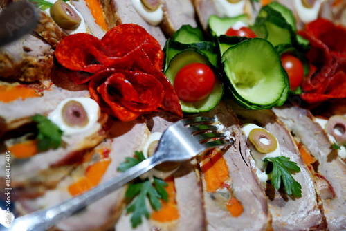 christmas table setting