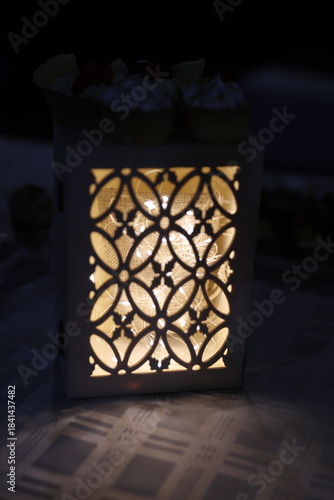 lantern in the night
