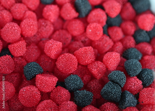 raspberry and blackberry