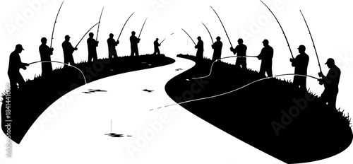 Mountain River Fishing Gathering”