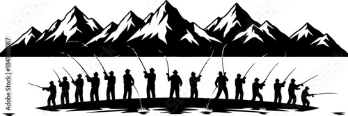 Mountain River Fishing Gathering”