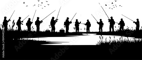 Mountain River Fishing Gathering”