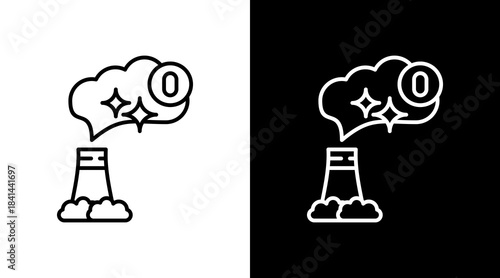 Net Zero Emissions Icon