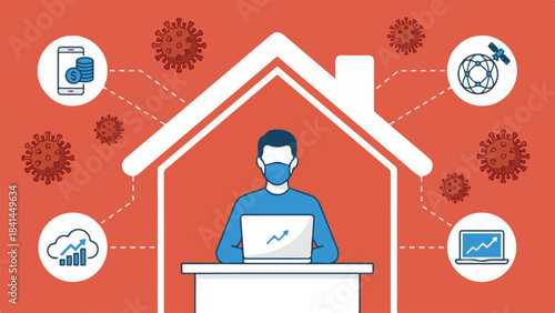 Working from Home During Pandemic with Digital Connectivity and Growth