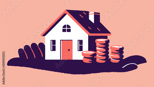 Financial Property Investment Single Icon