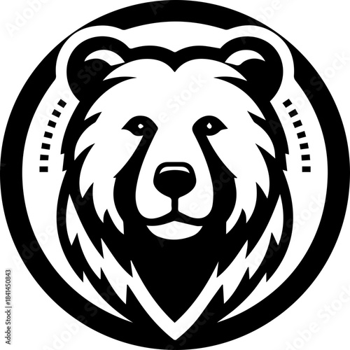 Bear logo silhouette vector illustration  for your brand