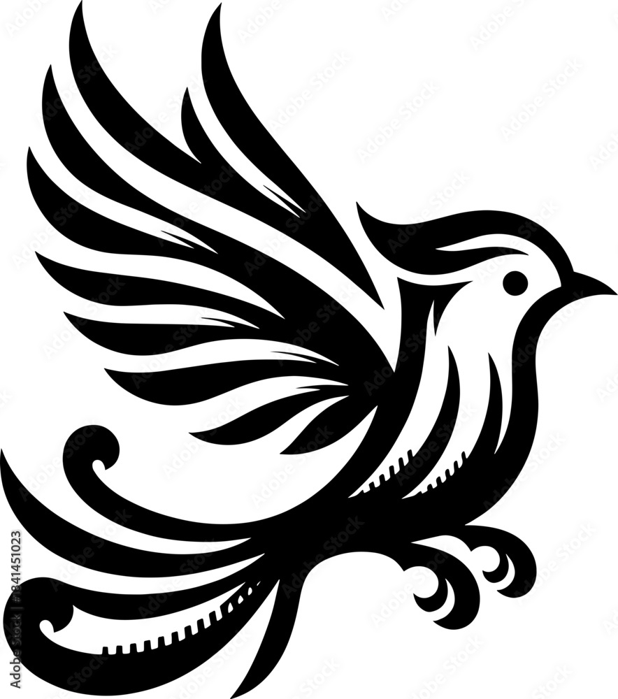 Fototapeta premium logo silhouette vector illustration for your brand