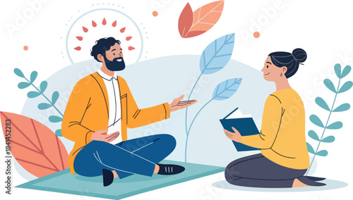 Spiritual Counselor Offering Guidance and Advice