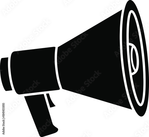 Megaphone Announcement Communication Vector Icon