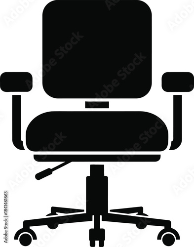 Office Chair Workplace Furniture Vector