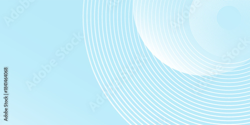 Simple abstract background blue white gradations circle effect shape creative good neutral