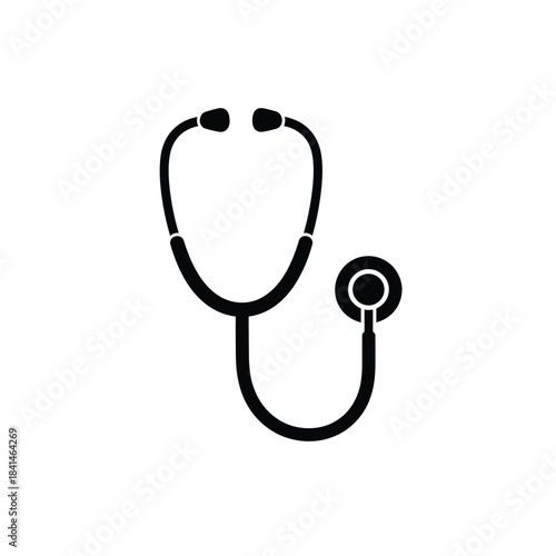 Black stethoscope