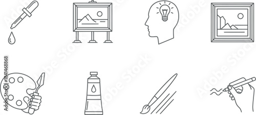 Creative art tools and inspiration for painting