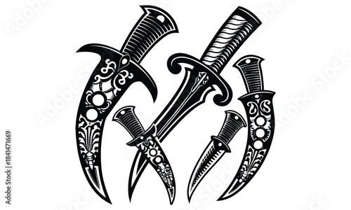 kujang vector design bundle