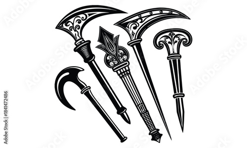 kujang vector design bundle