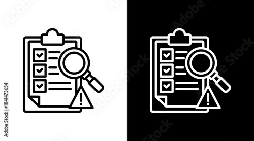 Risk Assessment Icon For Design Elements
