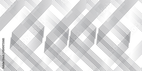 Abstract white and grey background. Subtle abstract background, blurred patterns.diagonal line technology creative concept web texture. gradient gray line pattern monochrome striped.