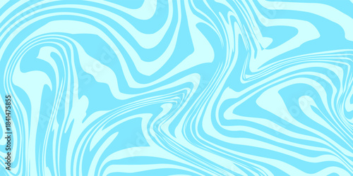 Blue marble acrylic swirl seamless pattern, water texture, watercolor marble background. 1970s trippy seamless pattern.Print