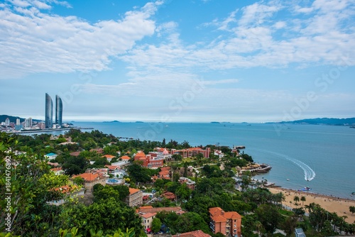 The scenery of Xiamen Gulangyu island