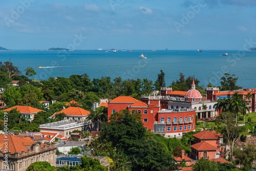 The scenery of Xiamen Gulangyu island