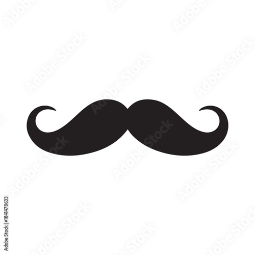 hipster mustache vector illustration .vector eps 10