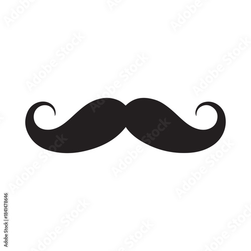 hipster mustache vector illustration .vector eps 10