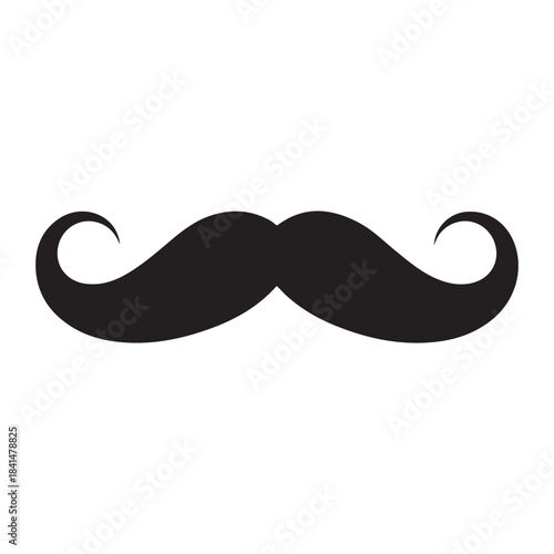 hipster mustache vector illustration .vector eps 10