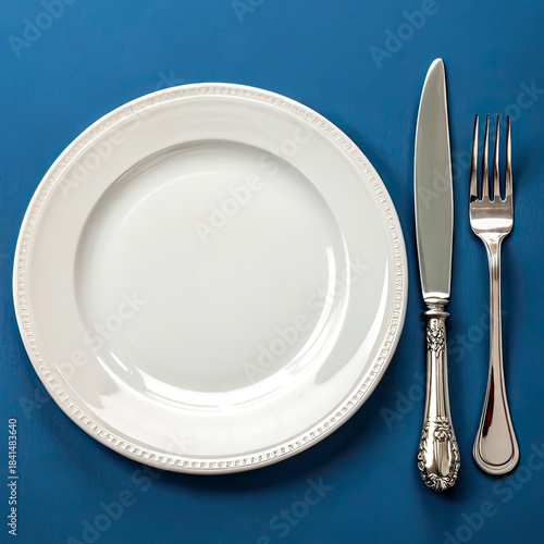 plate with cutlery