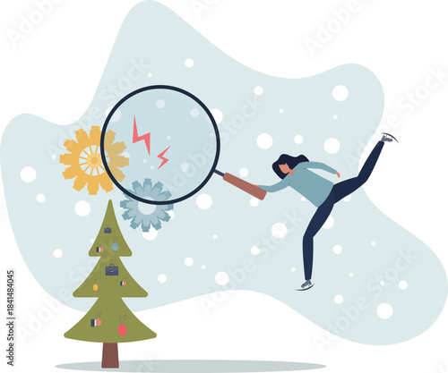 Analyze problem to fix the process, solving business issue for smooth workflow, project management or development concept.life and employment of people.