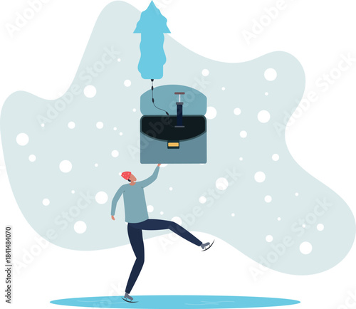 Growing business, raising income or wages, growth or improvement, increase price, interest rate or inflation, rising up direction concept.life and employment of people.