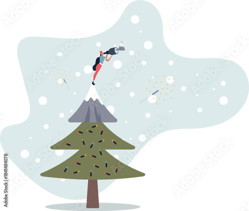 Ambition to aim high and achieve business goal, motivation to success, challenge and determination for victory concept.life and employment of people.