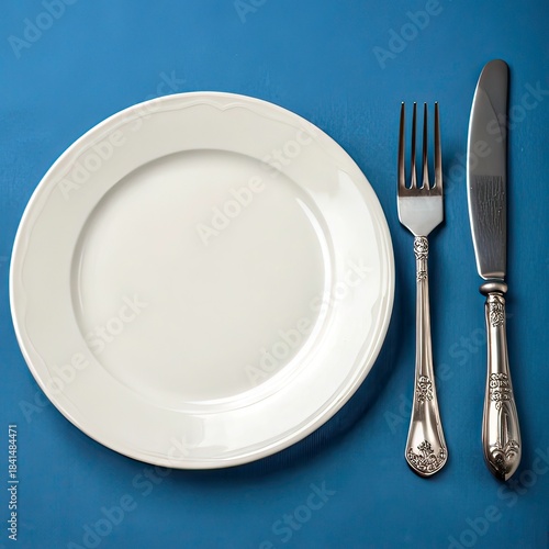 plate with cutlery
