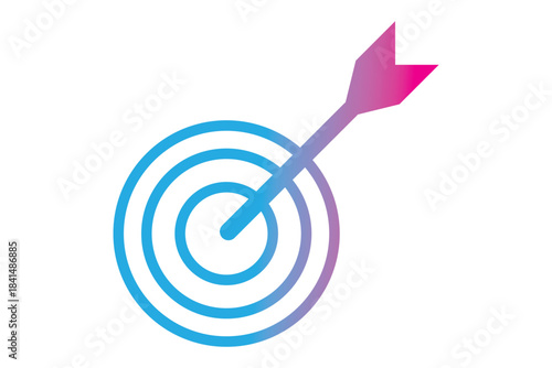 Gun target icon web Vector collection in black strokes .Aim icon set in flat and line style vectors.