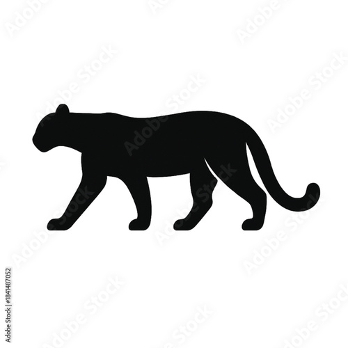 Black Panther Silhouette Vector