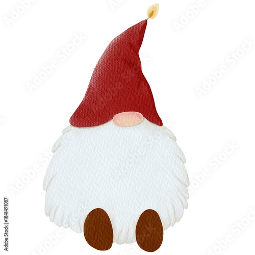 Santa Gnome Doll