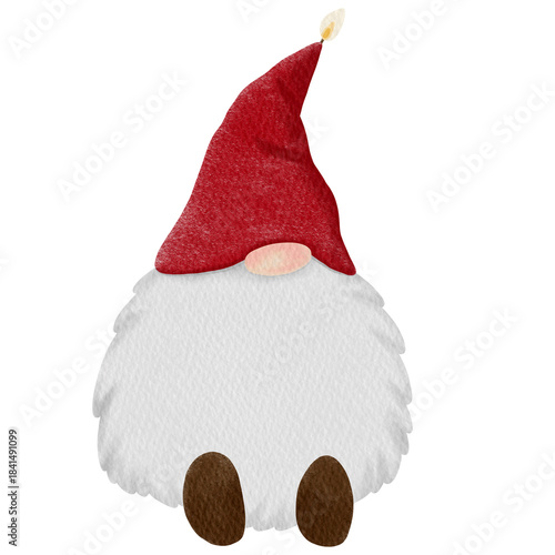 Santa Gnome Doll