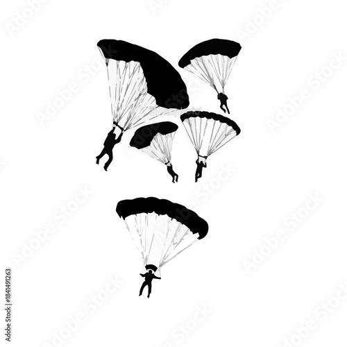 paraglider in the sky