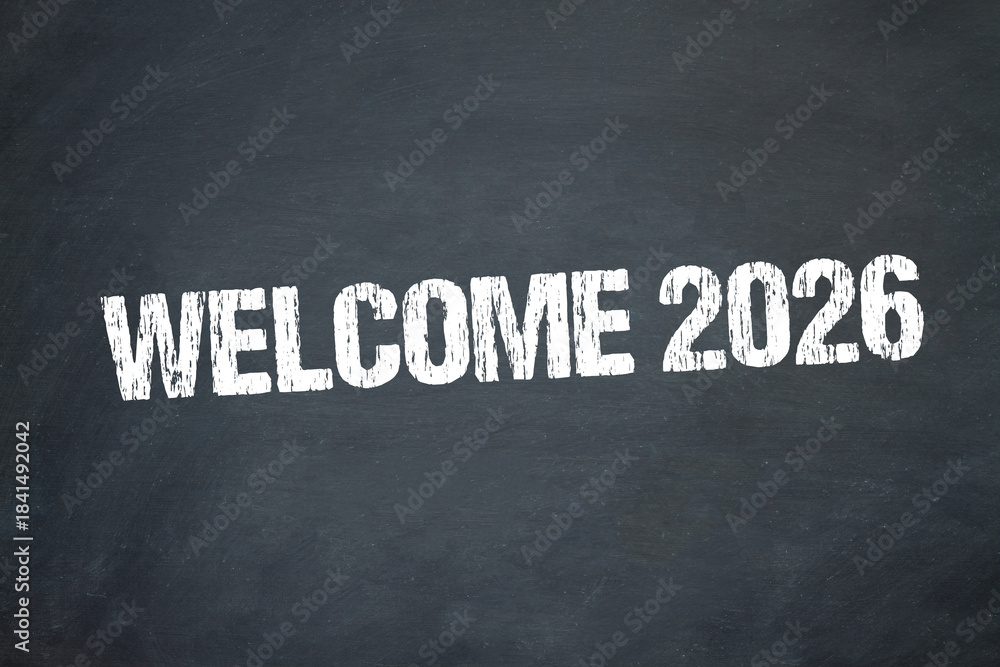 Obraz premium Welcome 2026 