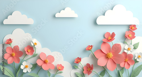 paperflower, papercloud, papercraft, paperdesign, craftart, handmadeart, cutpaper, layered, layers, texture, softtexture, fluffy, cottoncloud, bloom, blossom, floral, floralart, spring, springtime, na