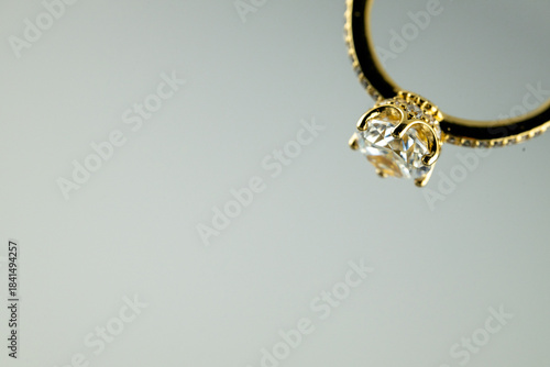 A ring with zirconia