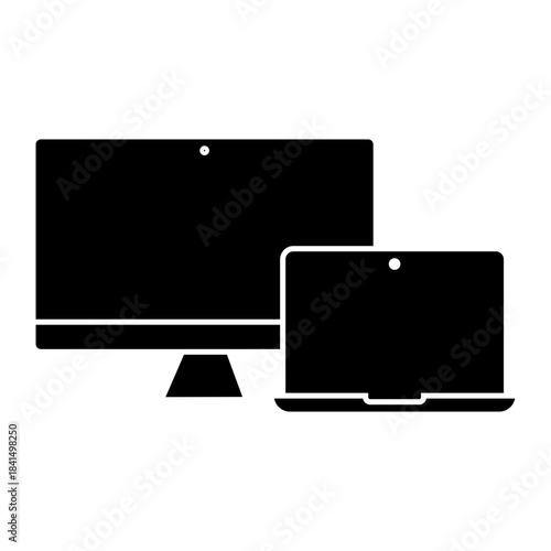device and technology Glyph icon.  electronic devices and handphone, computer, equipment and electronics. smarphone, tablet, keyboard, computer monitor, laptop and camera symbol collection. vektor.