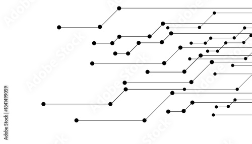 Abstracts connect lines and dots. Technology graphic Network background.