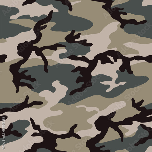 US America Woodland Camouflage Seamless Pattern, hunting background, hunting camouflage, digital camo, abstract camouflage