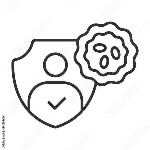 Remission icon in line design. oncology care, cancer recovery, patient health, medical support, improvement, treatment on white background vector. remission editable stroke icon