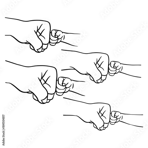 father and child hand, love silhouette pack