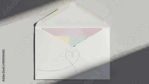 Cartoon Style Chocolate Mint Candy with Mint Leaf Illustration and Glossy Finish