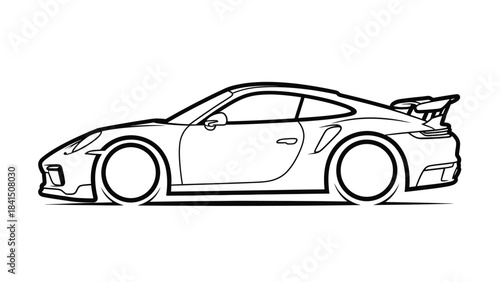 Simple Line Art Icon of a Credit Card Swipe Terminal with Arrow