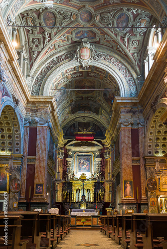 Interior of Chiesa Santa Cristina Torino with Baroque Elegance